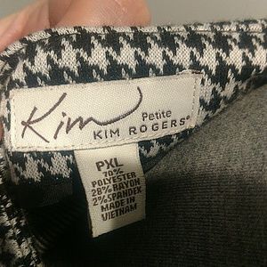 Kim Rogers Jackets & Coats - Kim Rodgers PXL Hounds Tooth Jacket Kim Rogers Jackets & Coats - Kim Rodgers PXL Hounds Tooth Jacket